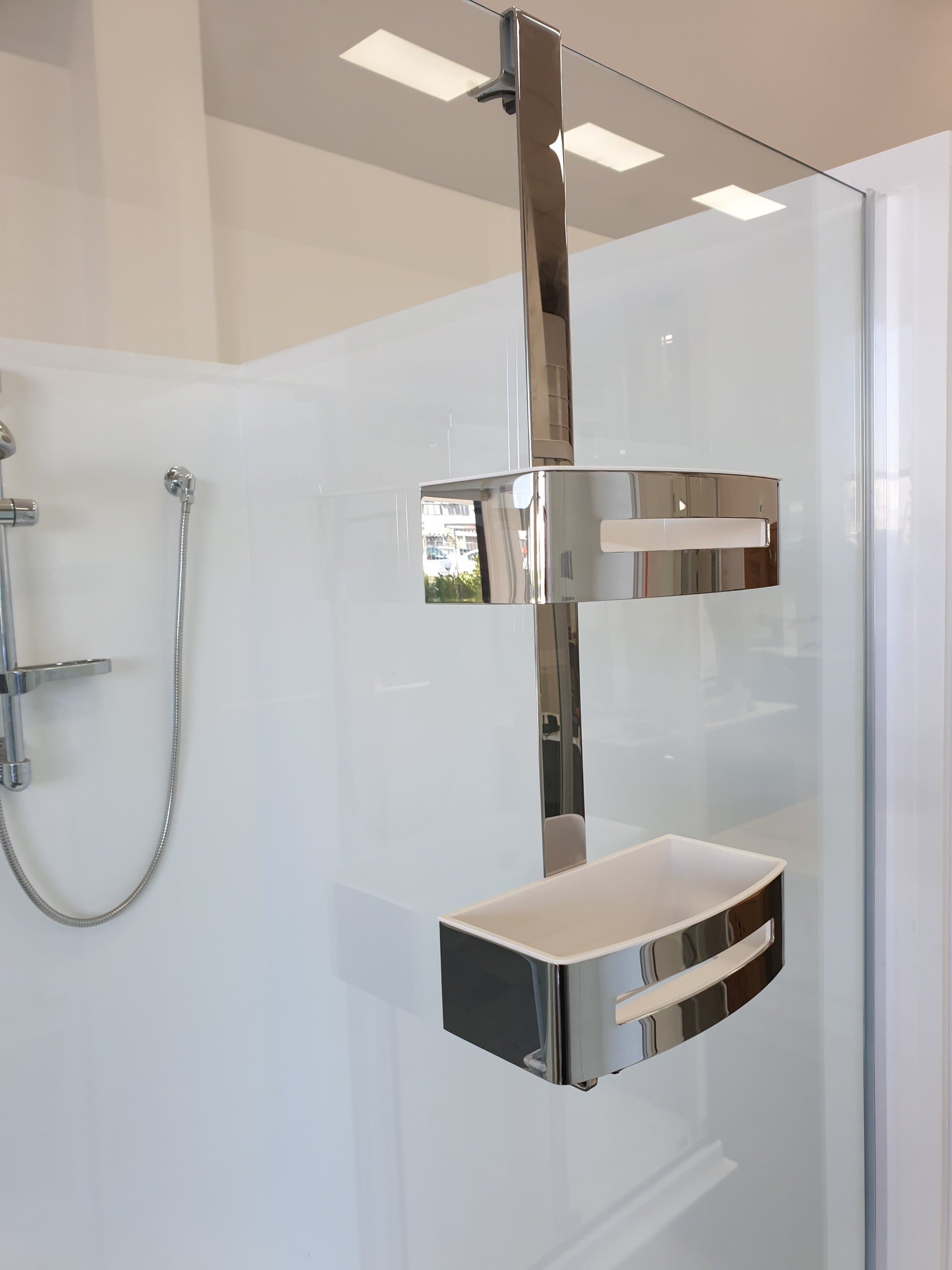 NOUERA 2 TIER SHOWER CADDY - 3 COLOURS