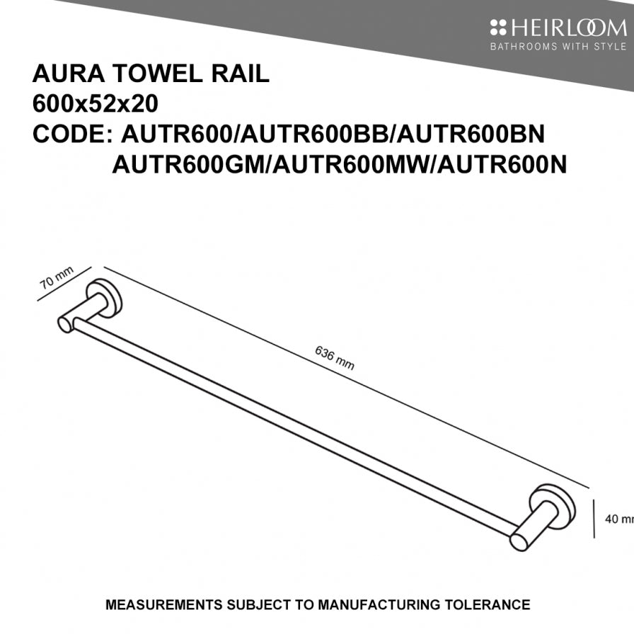 heirloom-aura-single-towel-rail-spec-sheet