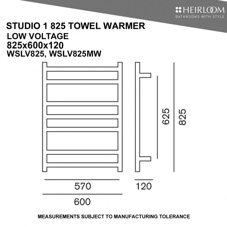heirloom-studio-825-low-voltage-heated-towel-warmer-spec-sheet