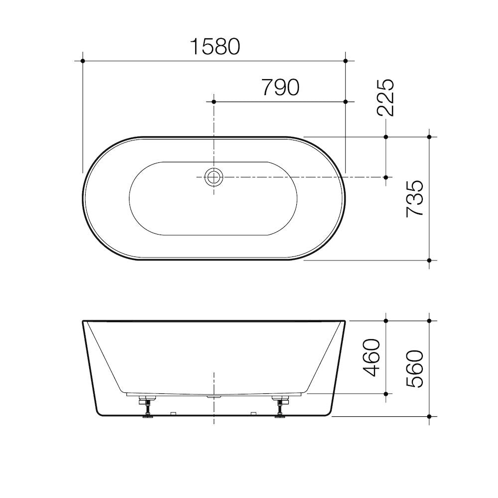 caroma-urbane-freestanding-bath-1580-spec-sheet