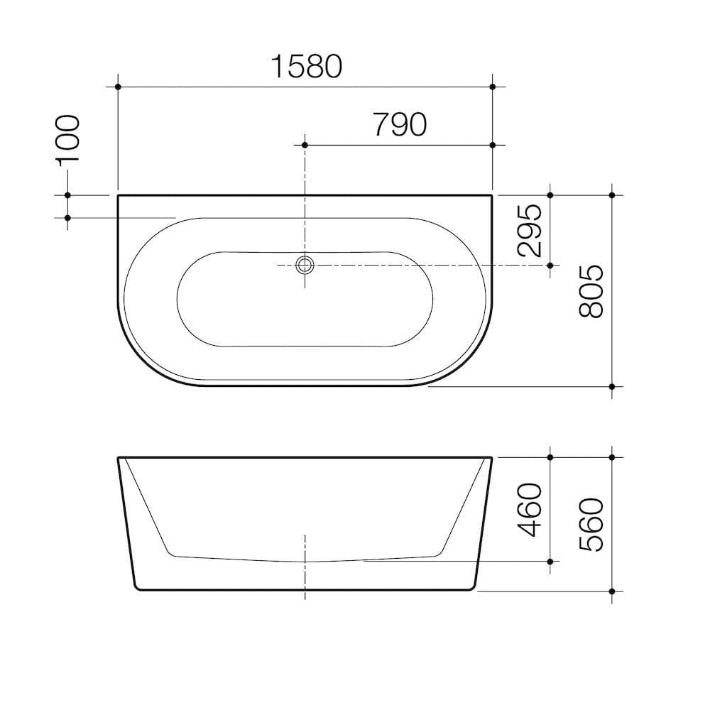 caroma-urbane-back-to-wall-bath-1600-spec-sheet