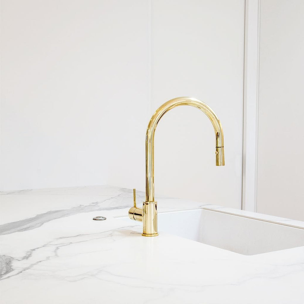 plumbline-buddy-round-spout-pull-out-spray-kitchen-mixer-polished-brass