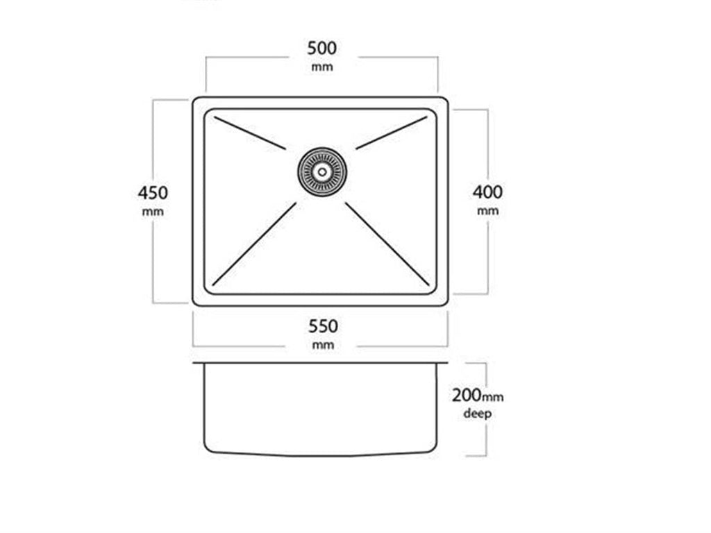 mercer-aurora-pvd-sink-insert-500-spec-sheet