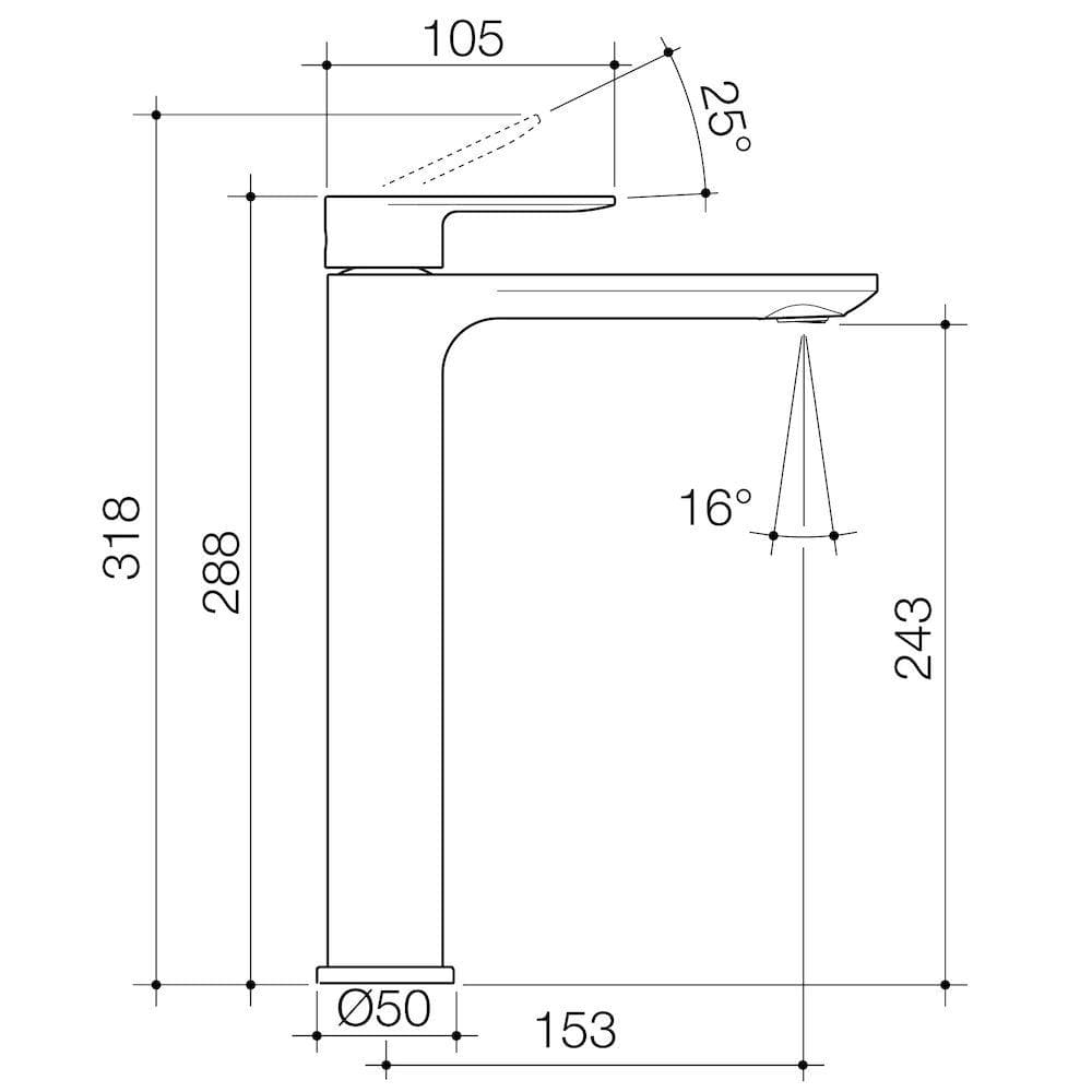 caroma-urbane-tower-basin-mixer-spec-sheet