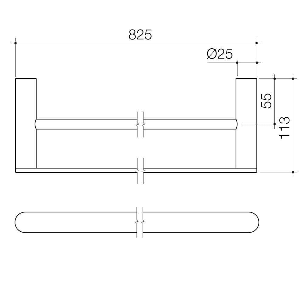 caroma-urbane-double-towel-rails-spec-sheet
