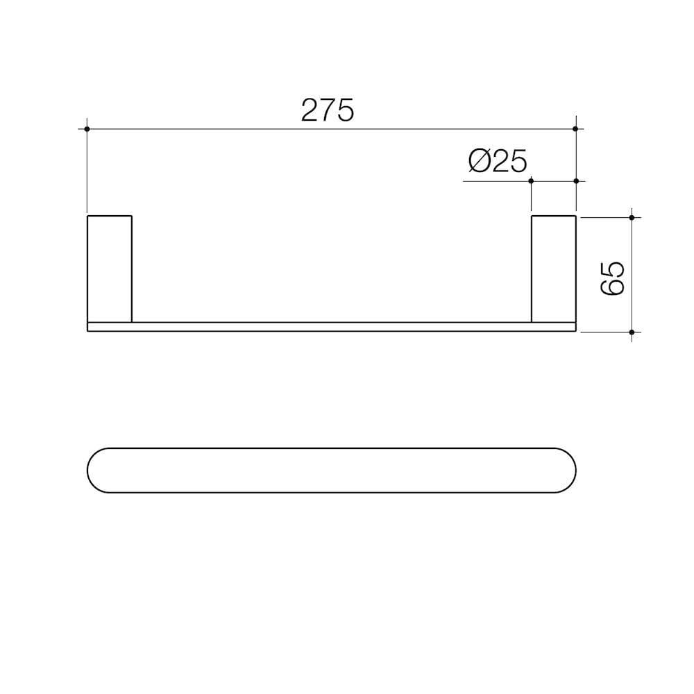 caroma-urbane-hand-towel-rail-275-spec-sheet