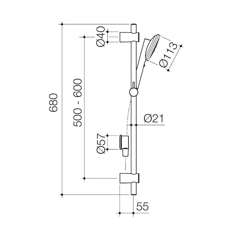 caroma-urbane-rail-shower-spec-sheet