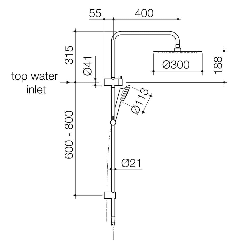 caroma-urbane-shower-column-spec-sheet
