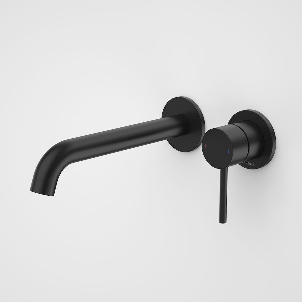 caroma-liano-wall-basin-mixer-matte-black