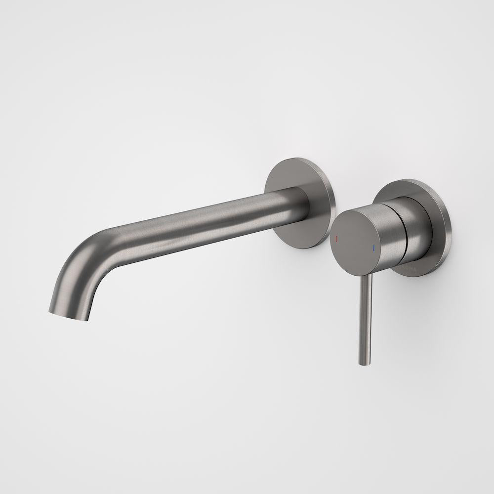 caroma-liano-wall-basin-and-bath-mixer-gunmetal