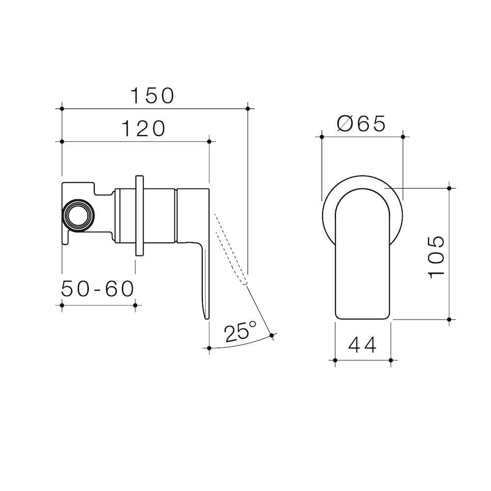 caroma-urbane-shower-bath-mixer-round-or-sqaure-spec-sheet