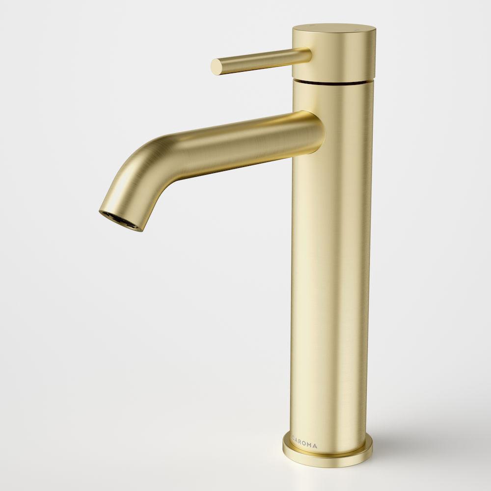 caroma-liano-mid-tower-basin-mixer-brushed-brass