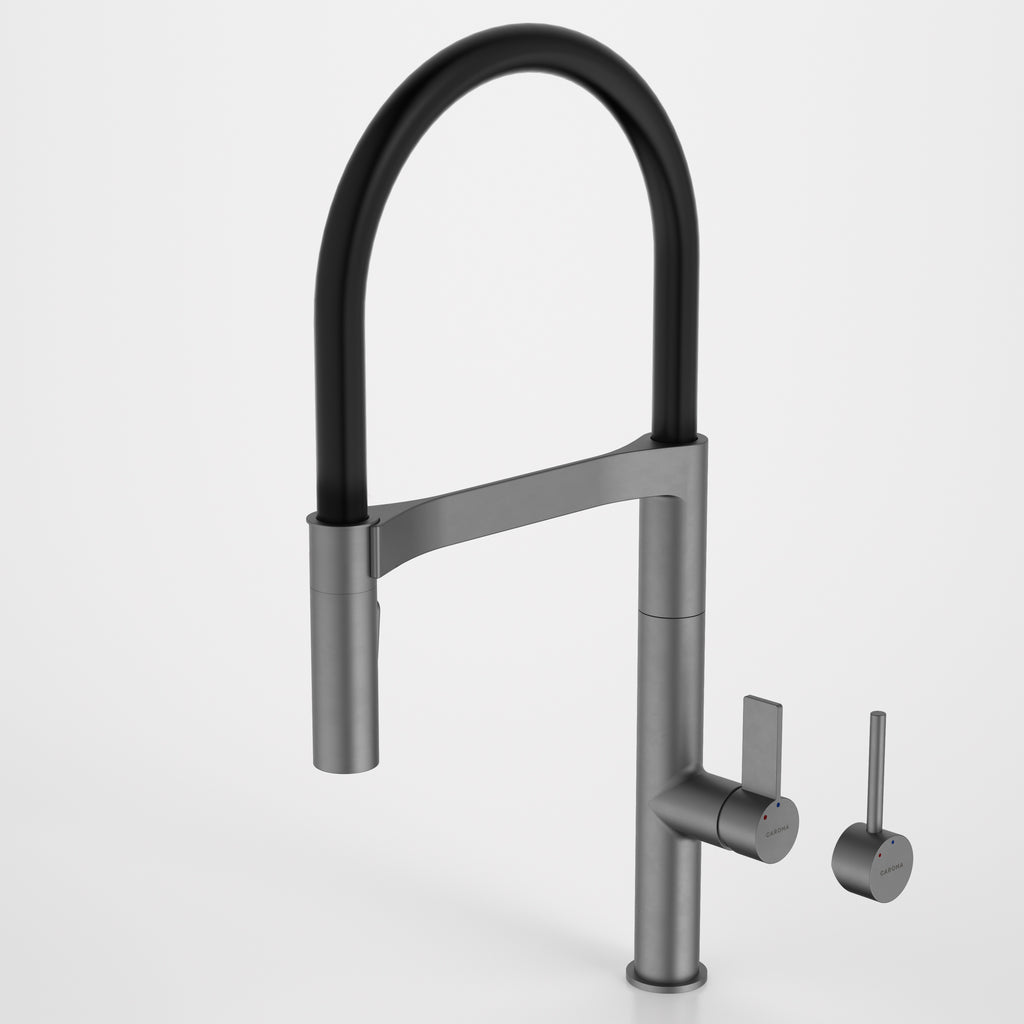 caroma-ilano-flag-pull-out-sink-mixer-gunmetal