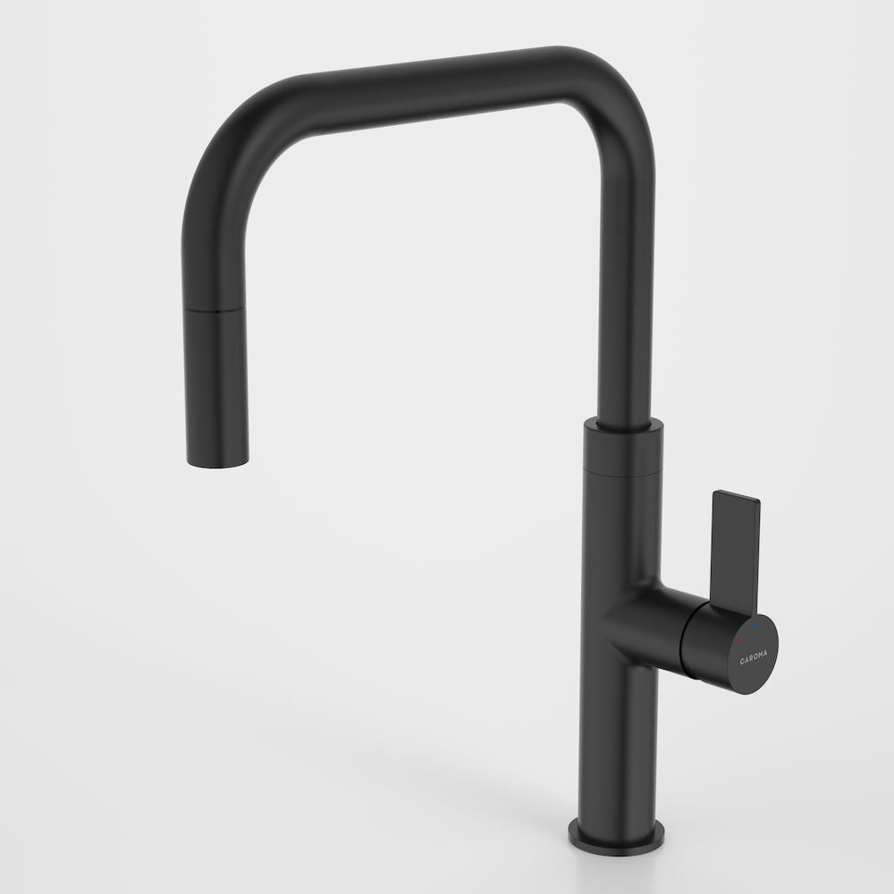 caroma-urbane-pull-out-sink-mixer-matte-black