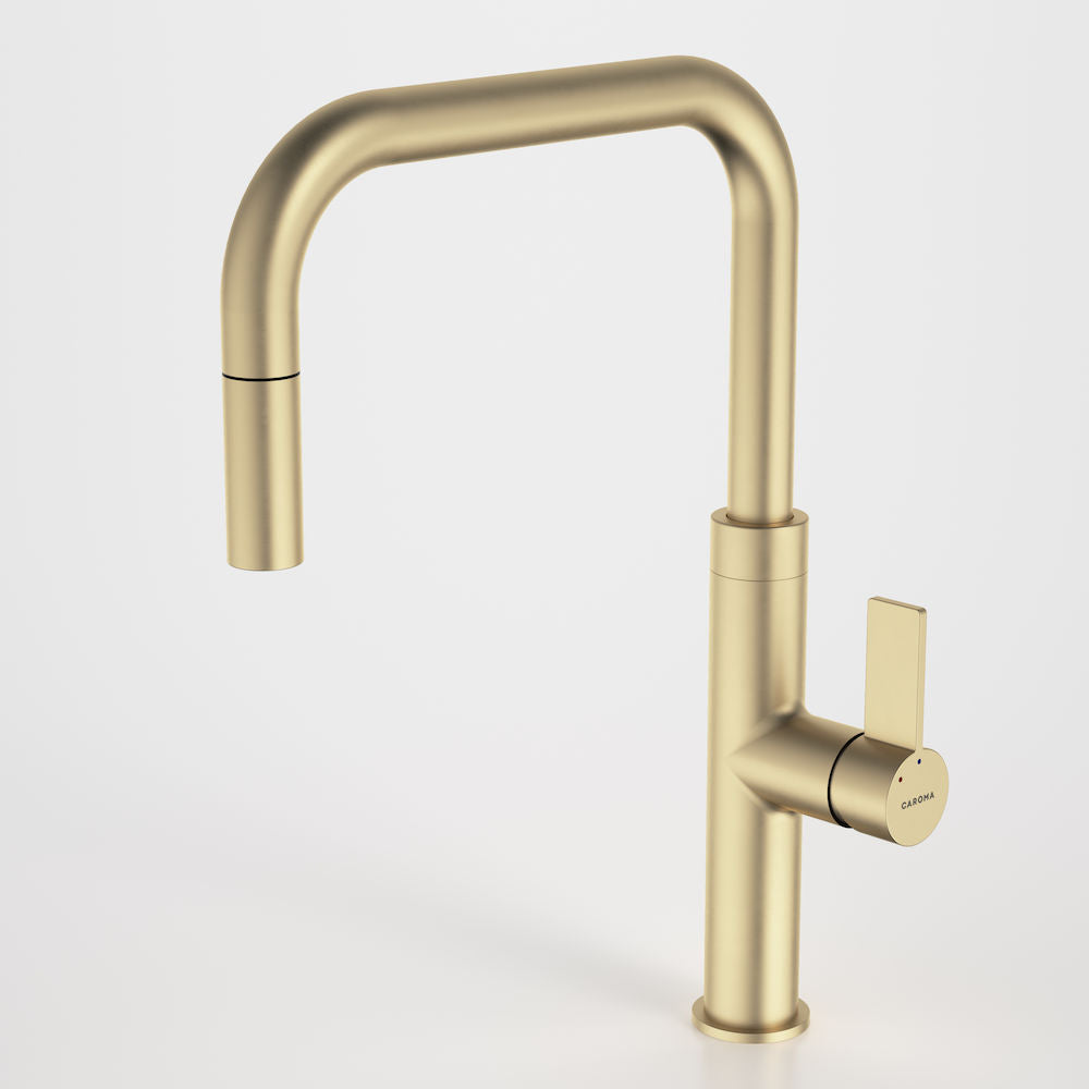 caroma-urbane-pull-out-sink-mixer-brushed-brass