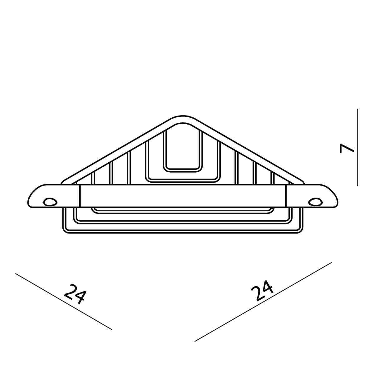 nouera-corner-basket-with-anti-slip-spec-sheet