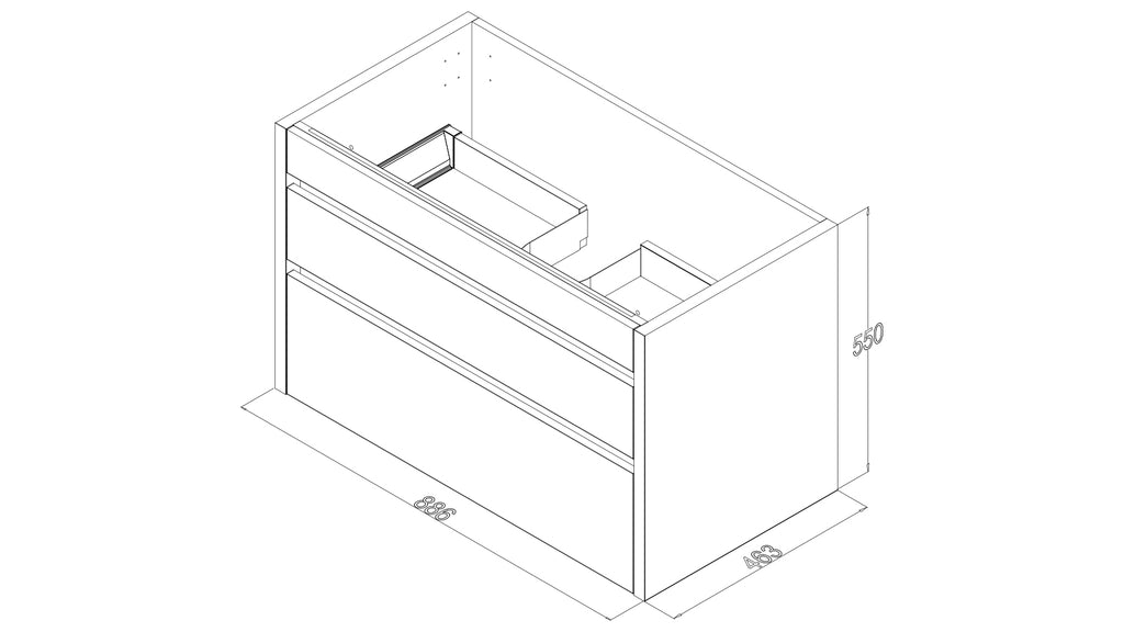 code-lux-vanity-900-2-drawer-wall-hung-vanity-spec-sheet