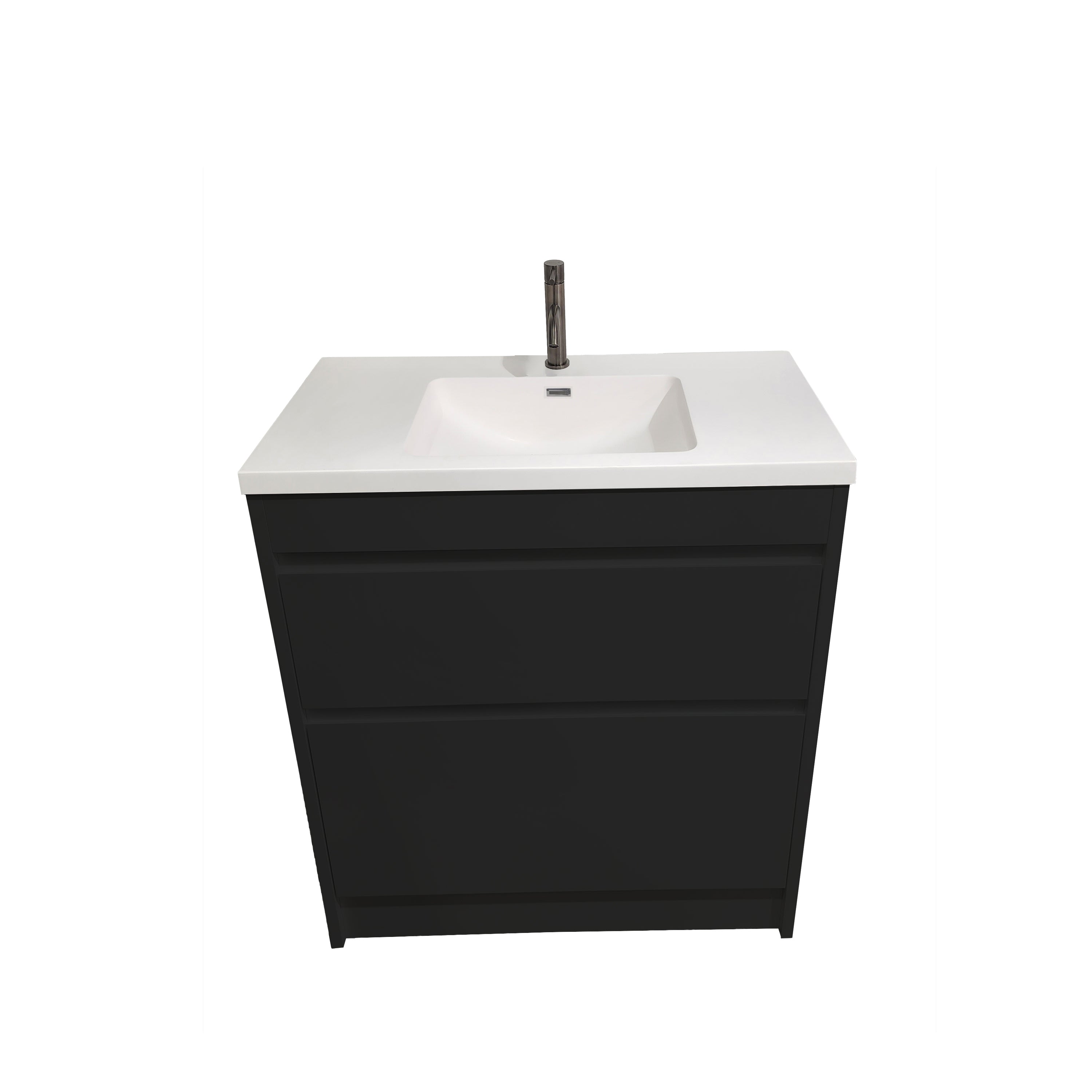 CODE NEO 900 2 DRAWER FLOORSTANDING VANITY RANGE - BLACK
