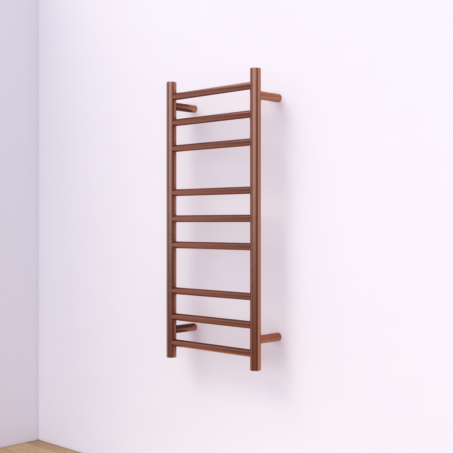 CODE ROUND HEATED TOWEL LADDER 900X400MM - 6 COLOURS