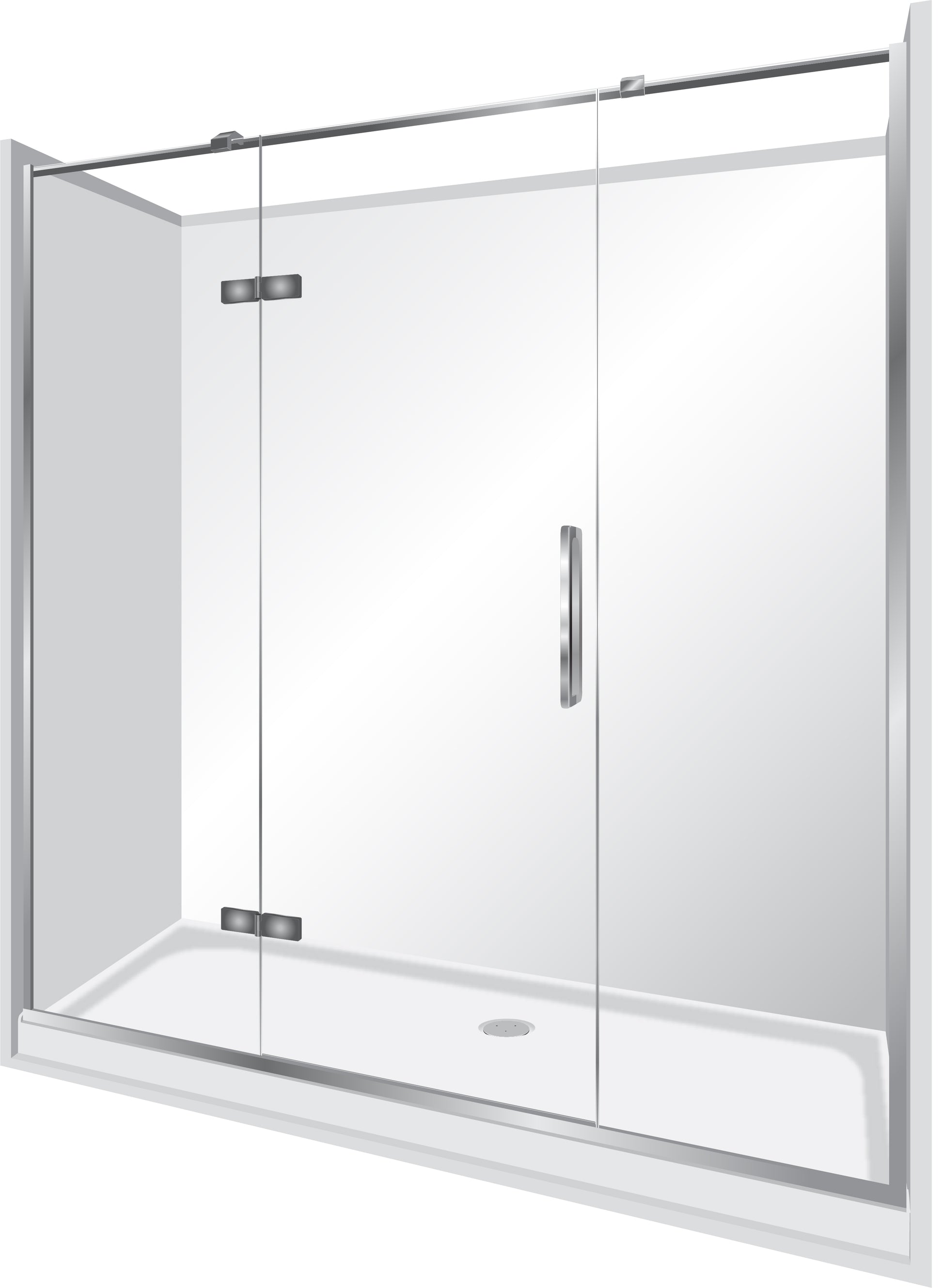 elite-frameless-acrylic-luxury-swing-door-3-sided-alcove-shower-kits
