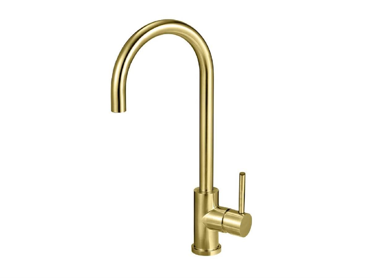 MERCER AURORA AURORA PVD GOOSENECK SINK MIXER  BRASS