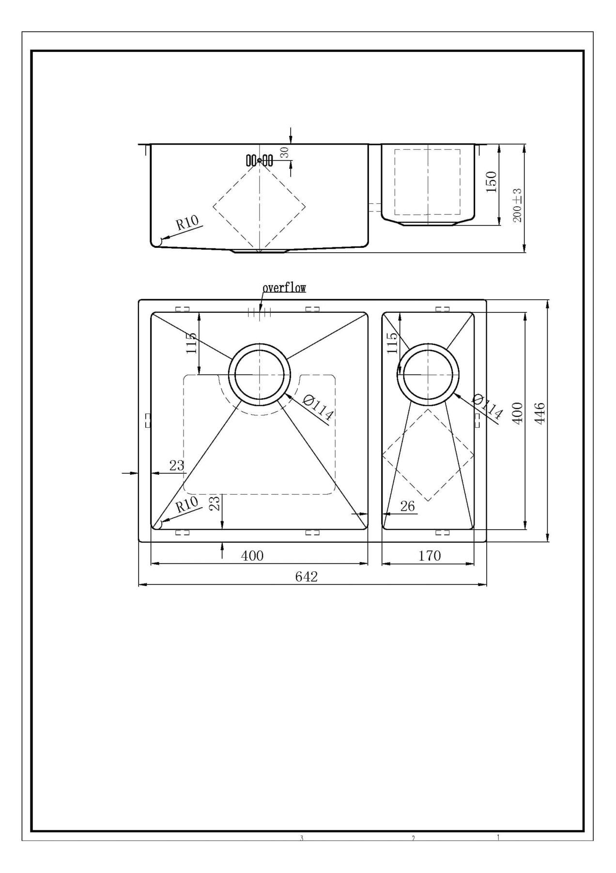 santorini-gunmetal-sink-lisbon-spec-sheet