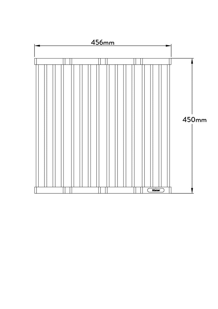 mercer-aurora-pvd-folding-hot-mat-stainless-steel-spec-sheet