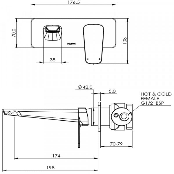 felton-axis-wall-mounted-basin-bath-mixer-spec-sheet