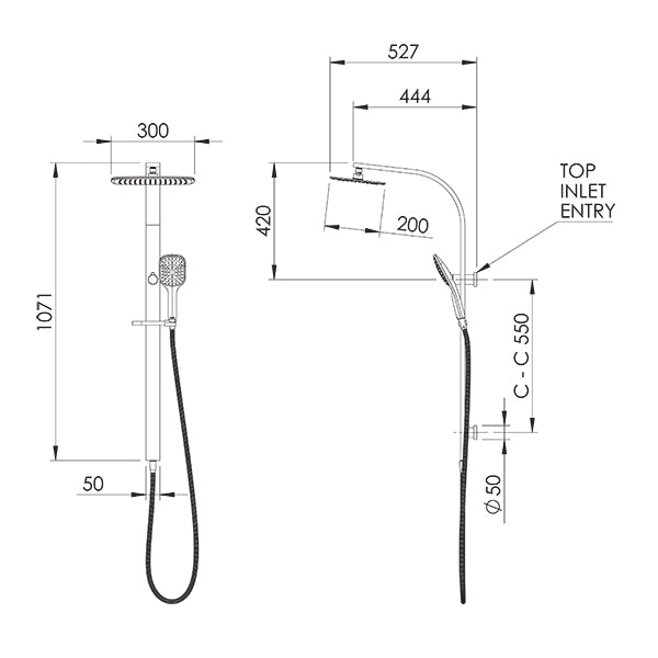 felton-axis-rain-shower-column-black-spec-sheet