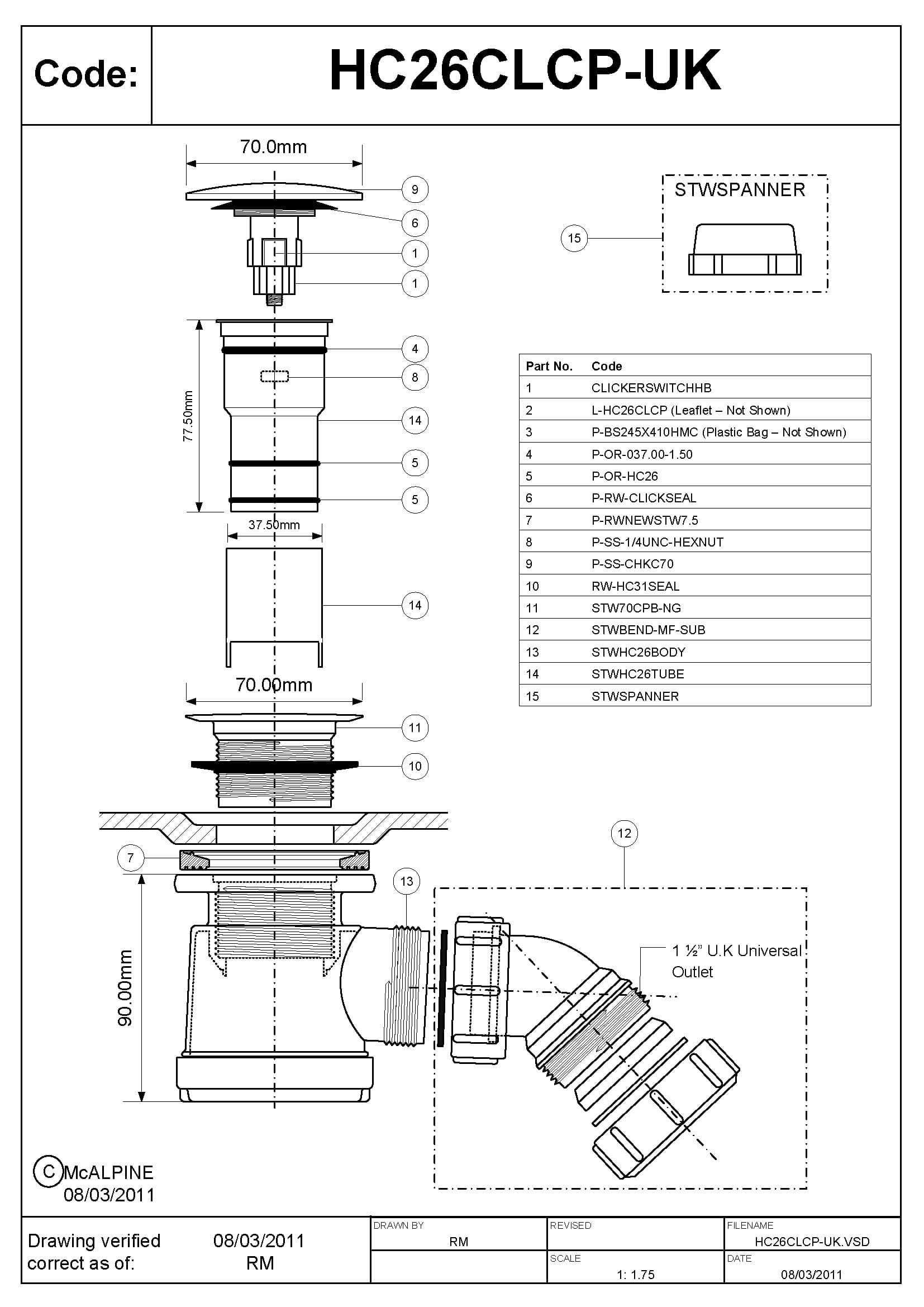 mcalpine-40mm-bath-waste-spec-sheet