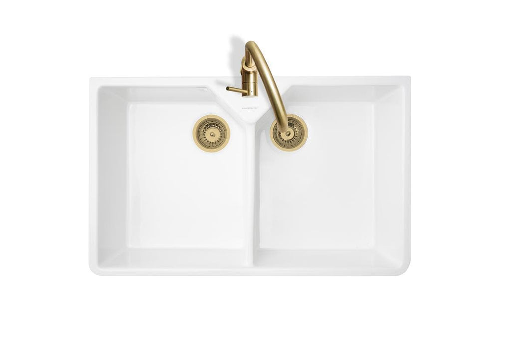 MERCER AURORA AURORA PVD GOOSENECK SINK MIXER  BRASS