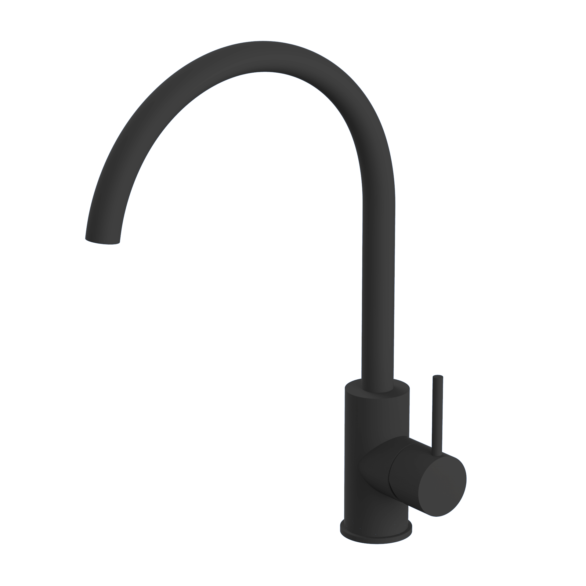 plumbline-buddy-kitchen-mixer-round-matte-black