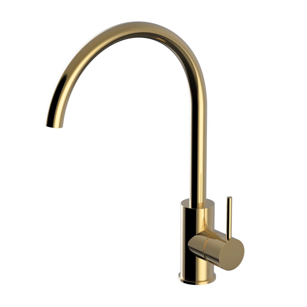 plumb line-buddy-kitchen-mixer-round-spout-brushed-brass