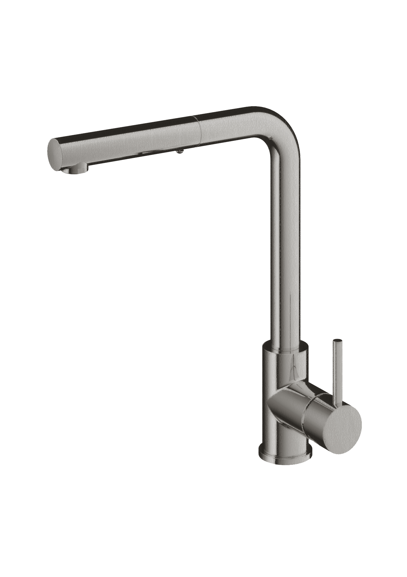 PLUMBLINE BUDDY SQUARE SPOUT PULLOUT SPRAY KITCHEN MIXER - 8 COLOURS