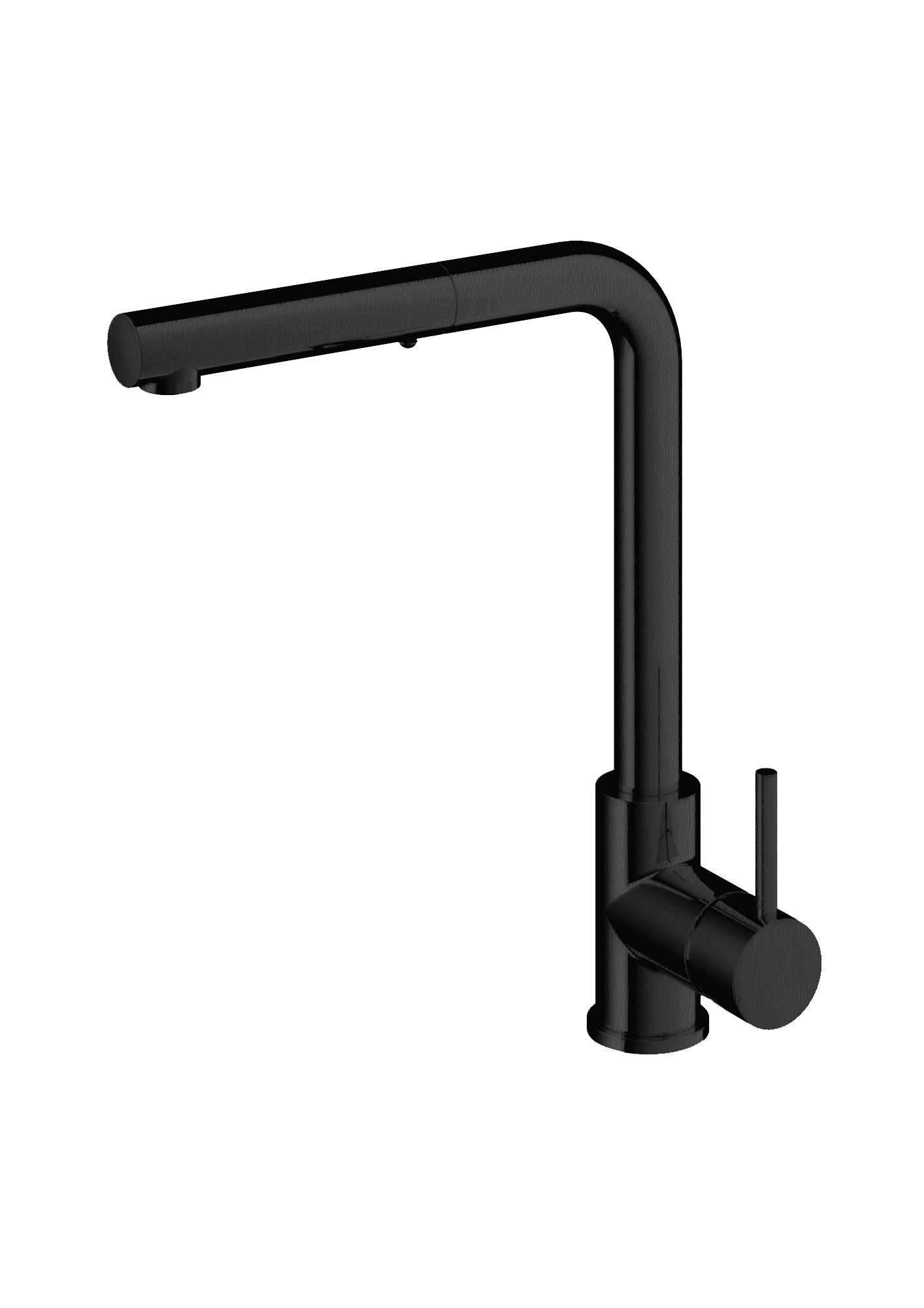 PLUMBLINE BUDDY SQUARE SPOUT PULLOUT SPRAY KITCHEN MIXER - 8 COLOURS