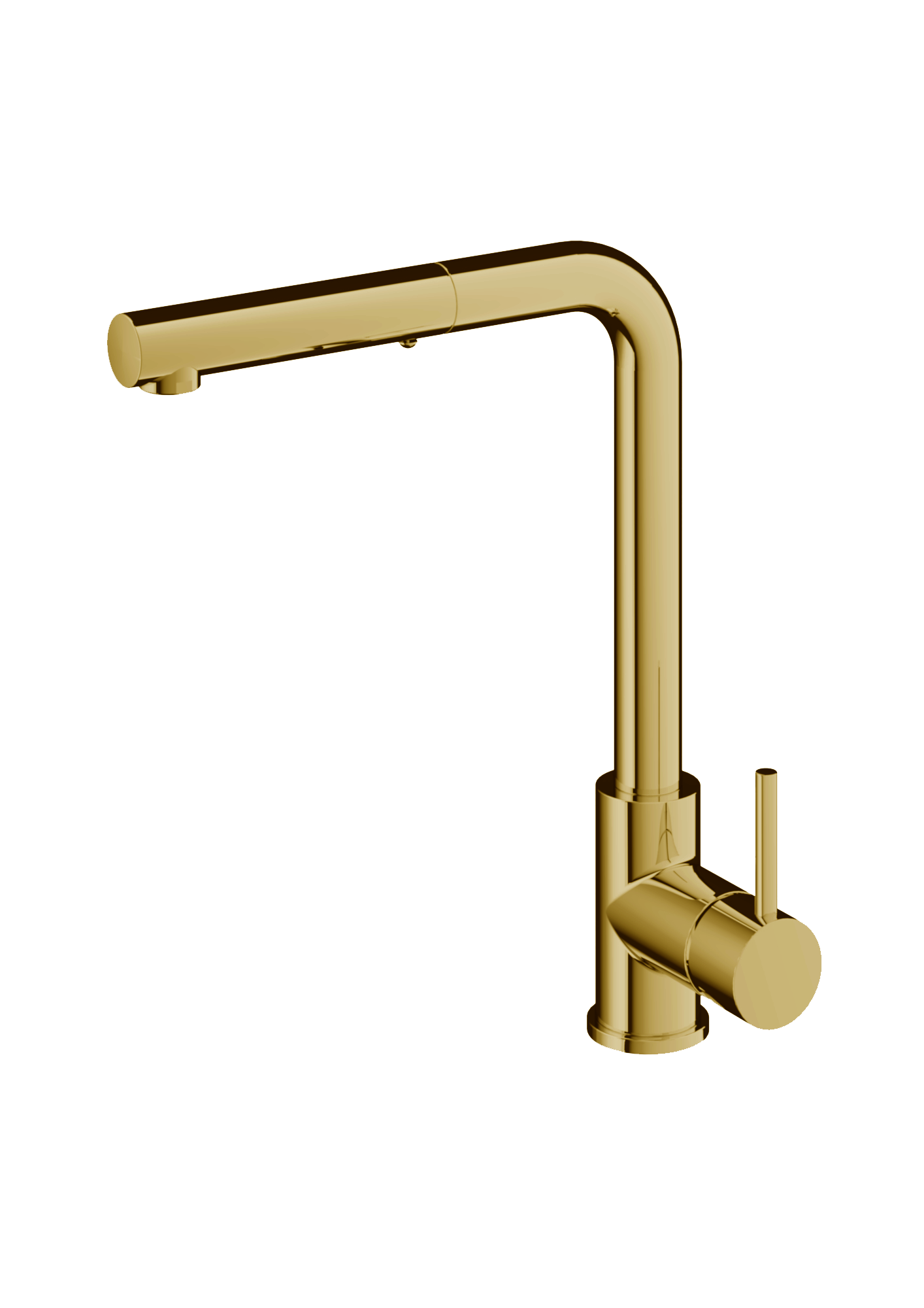 PLUMBLINE BUDDY SQUARE SPOUT PULLOUT SPRAY KITCHEN MIXER - 8 COLOURS