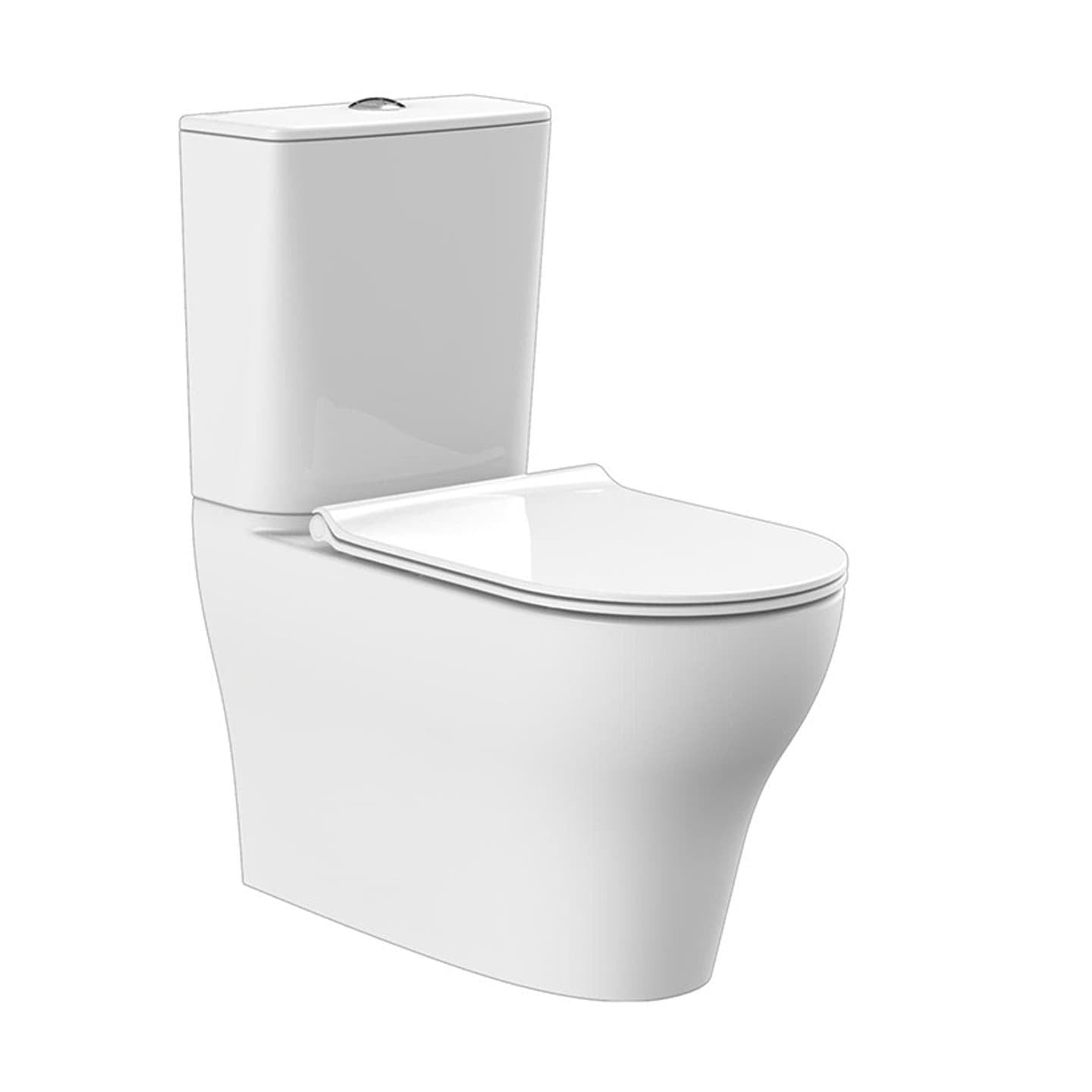 CYGNET HYGIENE SQ CISTERN CC BTW TOILET SUITE SOFT CLOSE