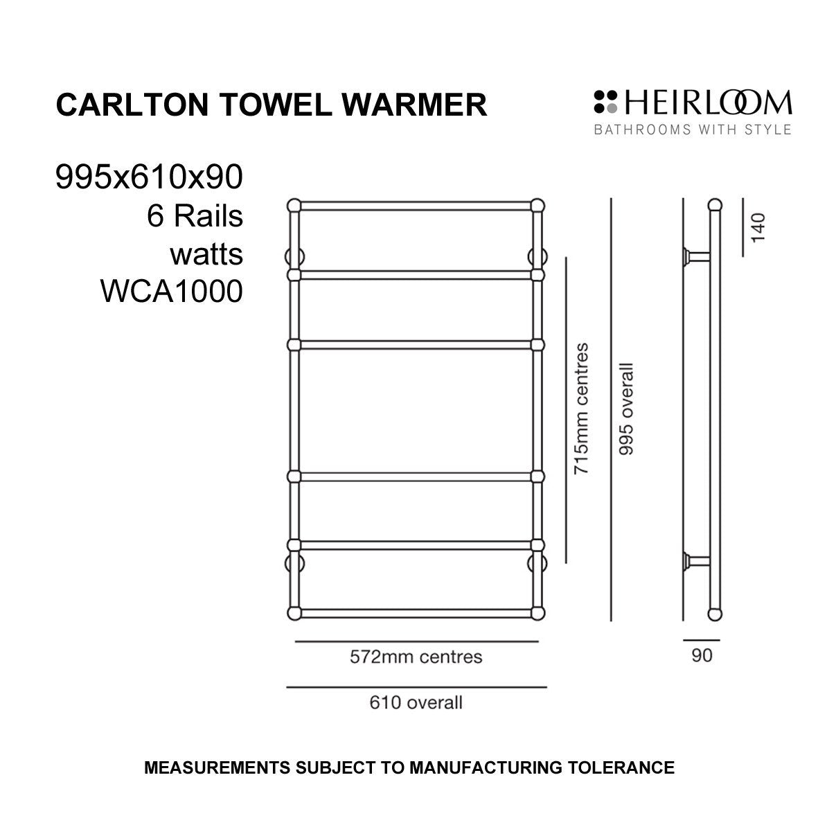 heirloom-carlton-heated-towel-ladder-chrome