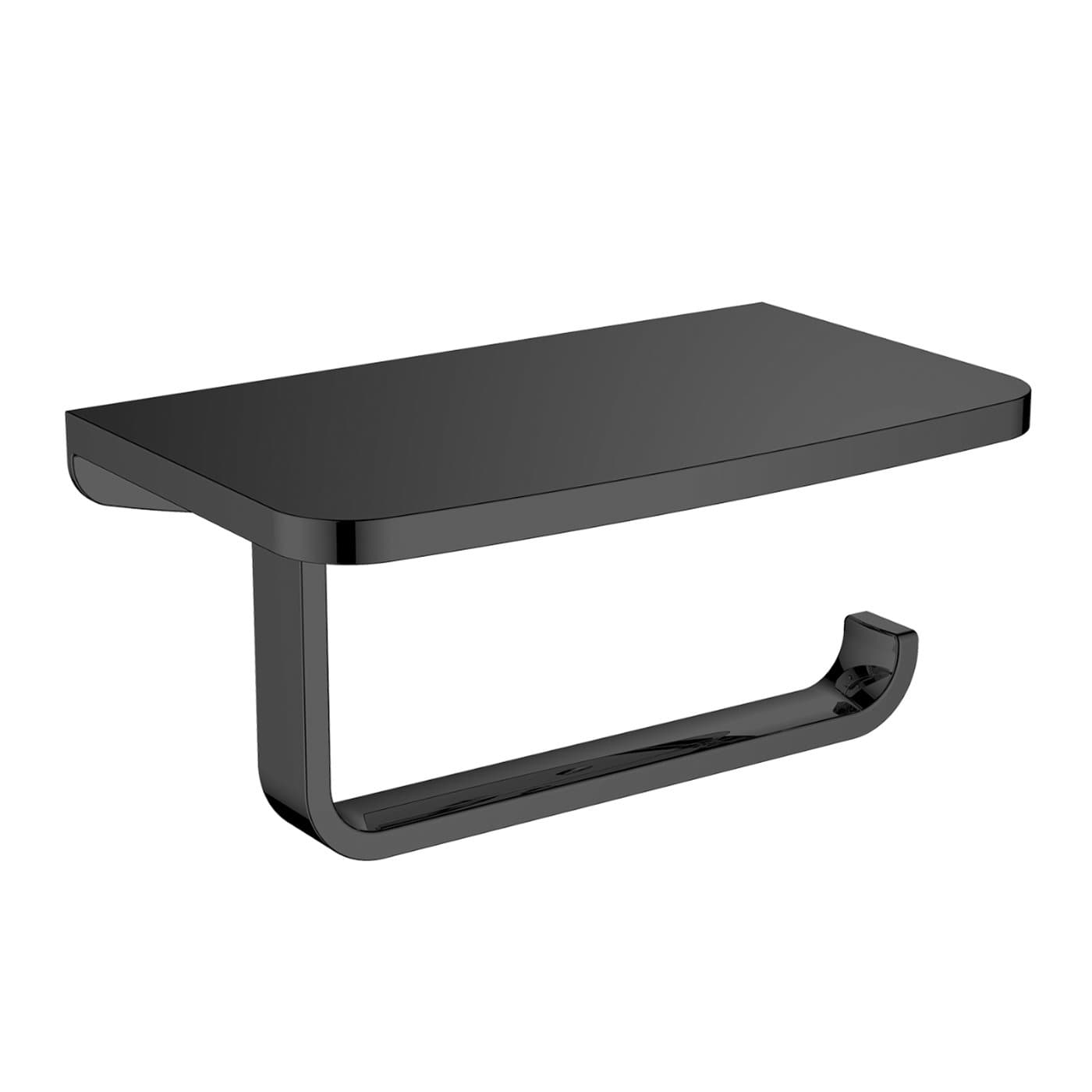 WATERWARE CUBIC TOILET ROLL HOLDER WITH SHELF