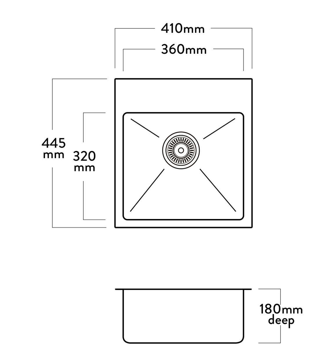 mercer-stoneleigh-sink-mix-stainless-steel spec-sheet
