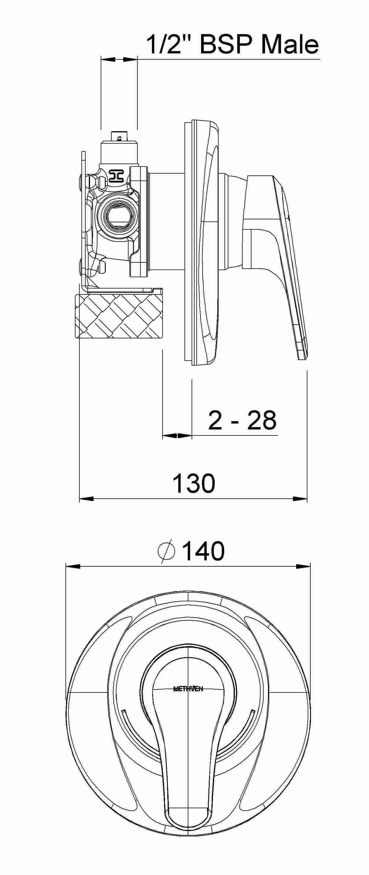 methuen-futura-shower-mixer-with-fastflow-spec-sheet