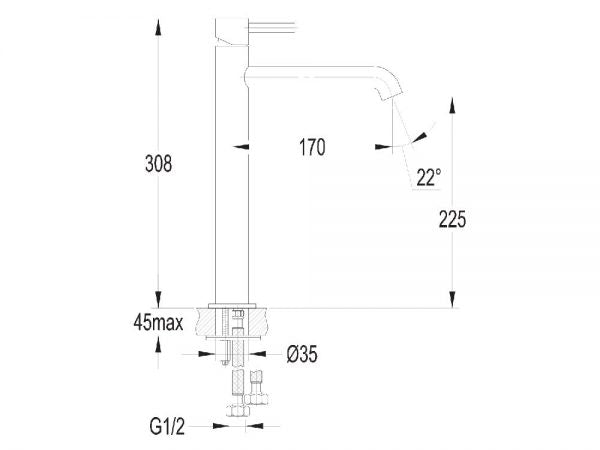 waterware-elisa-tall-basin-mixer-chrome-spec-sheet