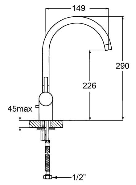 waterware-elisa-gooseneck-basin-mixer-chrome-spec-sheet