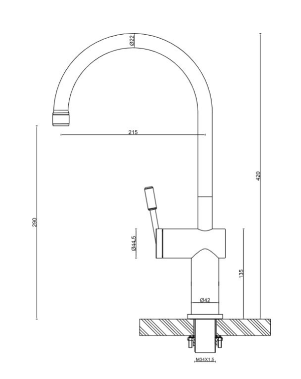 waterware-rivet-gooseneck-kitchen-mixer-range-spec-sheet