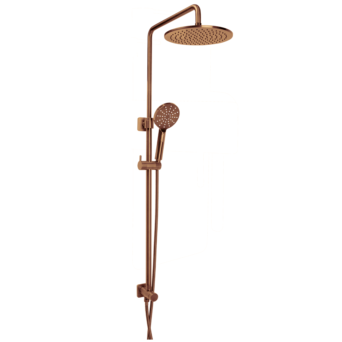 brushed-copper-shower-column