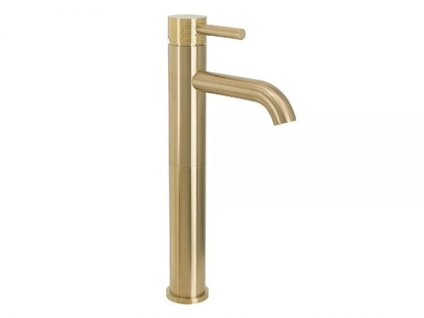 WATERWARE SCARAB TALL BASIN MIXER BRUSHED BRASS - 2 COLOURS