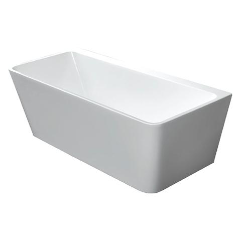 INDUS 1500MM BTW BATH GLOSS WHITE