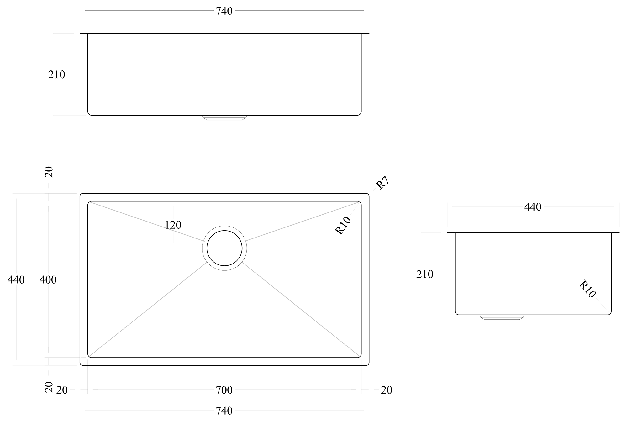 code-aspen-700-pvd-304-stainless-steel-kitchen-sinks-spec-sheet