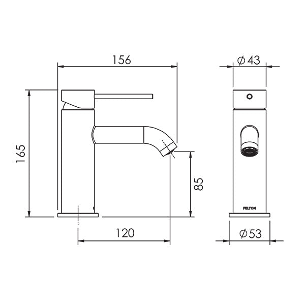 felton-linea-basin-mixer-spec-sheet