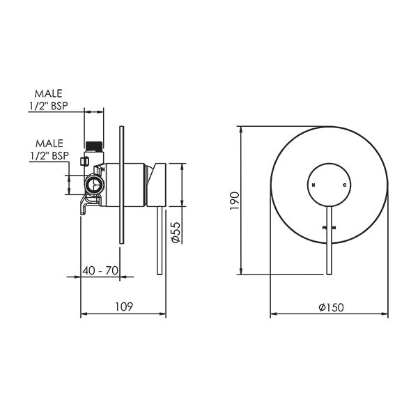 felton-linea-fusion-plus-shower-mixer-spec-sheet